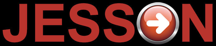 Public Relations and Communications Agency in Toronto, Ontario, Canada JESSON + COMPANY Communications Inc. website image of name Jesson in red and all Capitals with red arrow leading to strategy web page 
